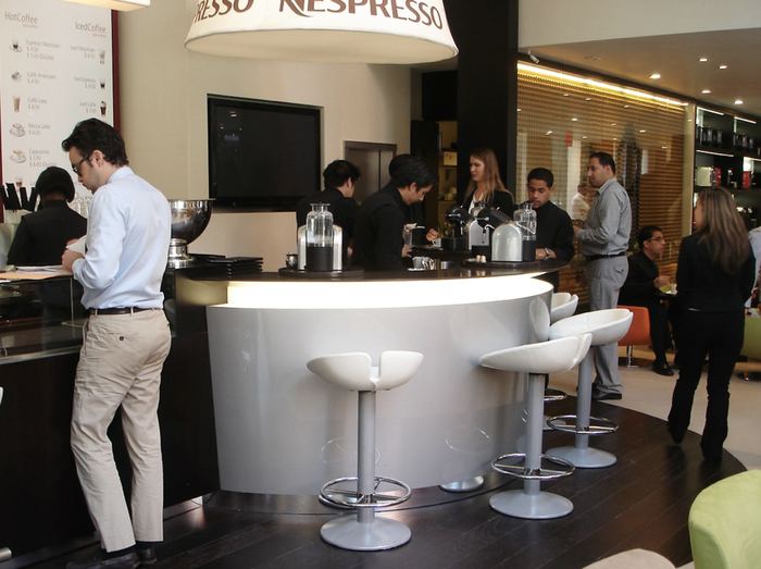 Espresso bar installation