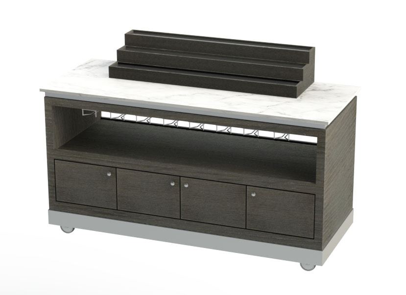 Portable Back Bar AMCB-33