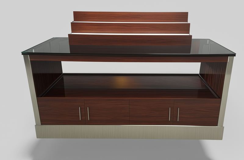 Matching back bar