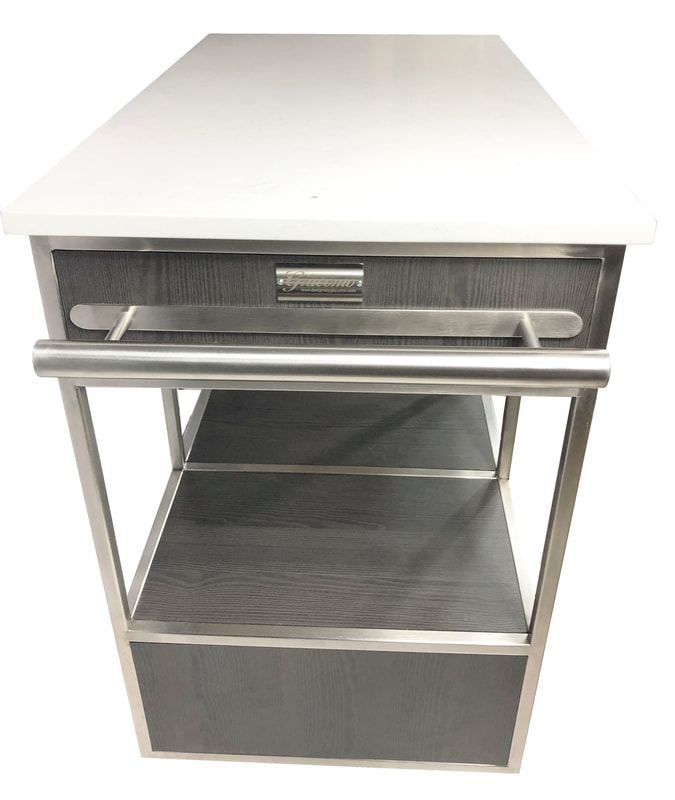 Cheese Cart with Removable Dome