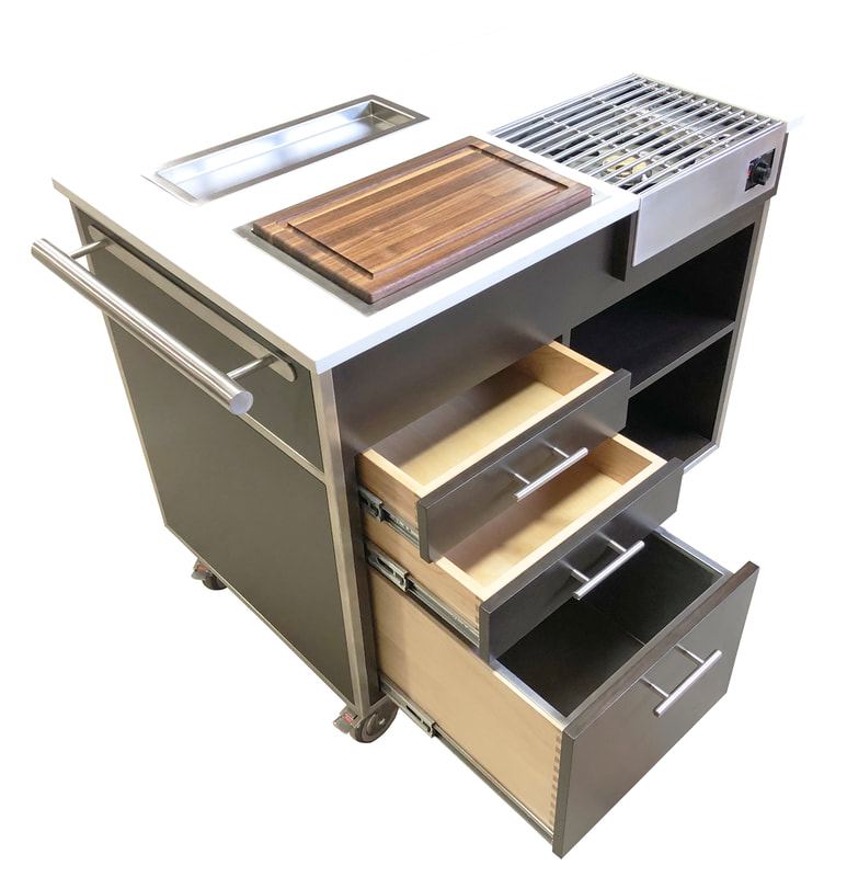 Flambé Cart