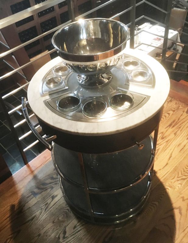 Champagne Caviar Cart