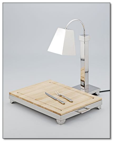 Heat Lamp with Cutting Board